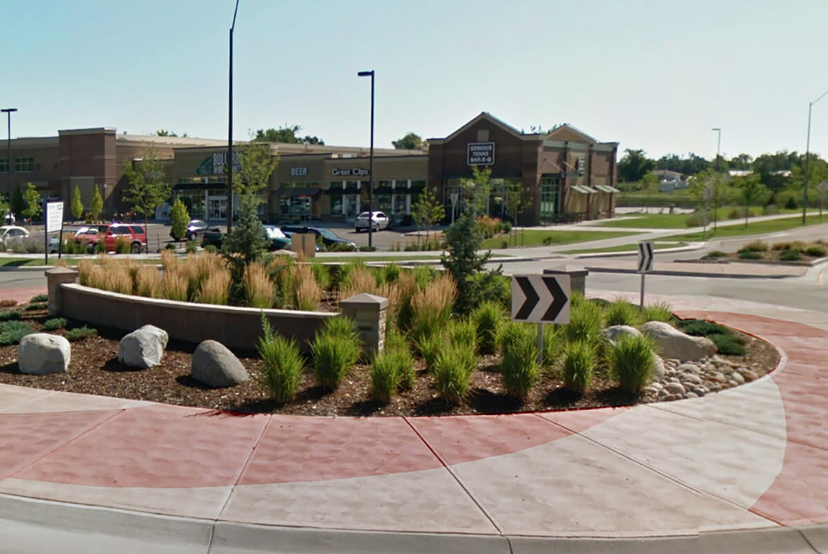 College and Willox roundabout Fort Collins _ Design by Ripley Design Inc