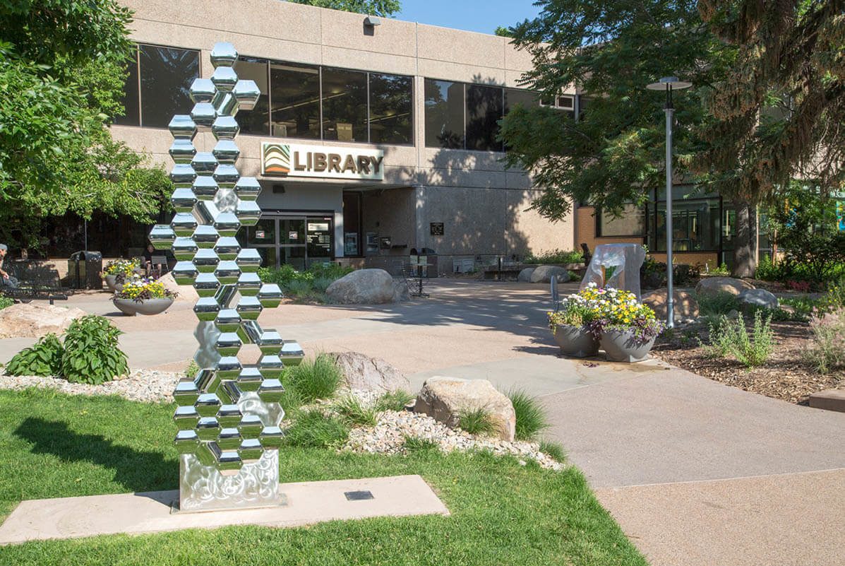 Entry Plaza for the Old Town Library in Fort Collins, CO – Ripley Design