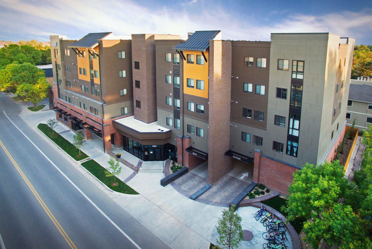Shot of Lokal Student Housing at CSU – Ripley Design Inc. Fort Collins, CO