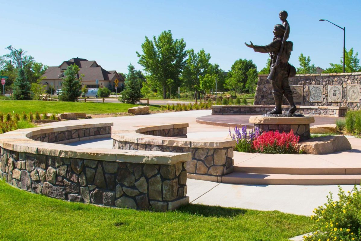 Photo of Veteran's Plaza of Northern Colorado at Spring Canyon Park in Fort Collins