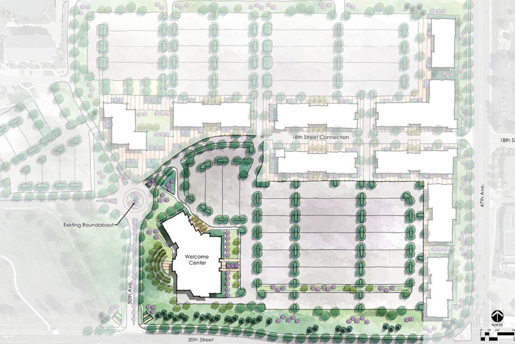 Aims Community College Conceptual Master Plan and Welcome Center | Ripley