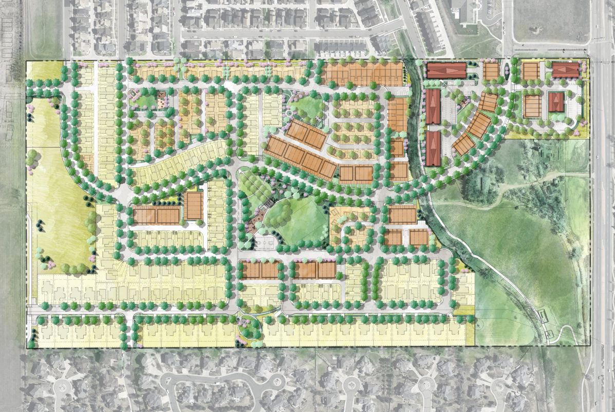Plan Rendering of 40 North Subdivision