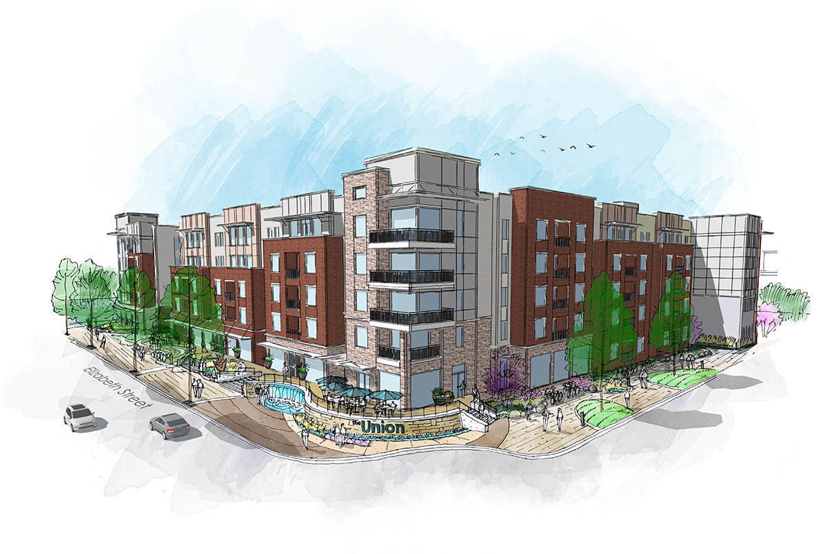 Rendering of Union on Elizabeth Apartments in Fort Collins